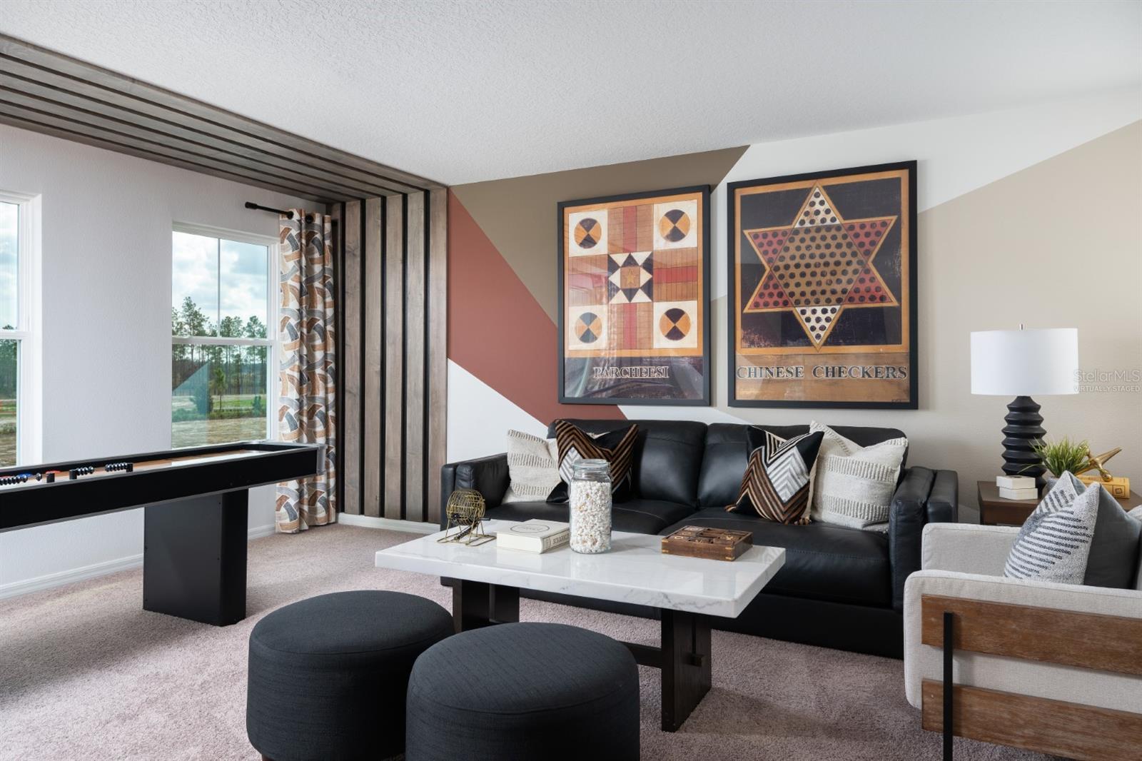 virtually staged/model home