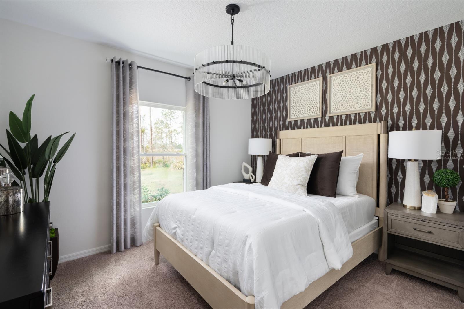 virtually staged/model home