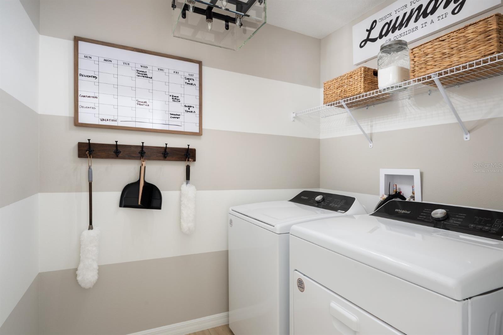 virtually staged/model home