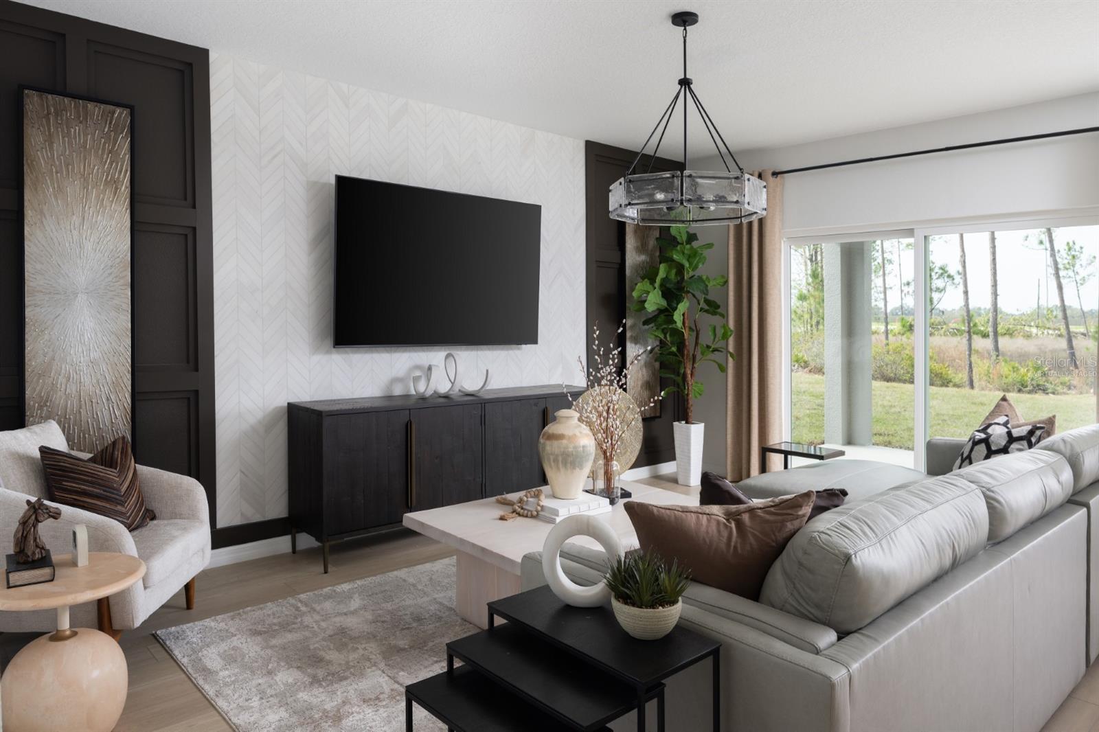 virtually staged/model home
