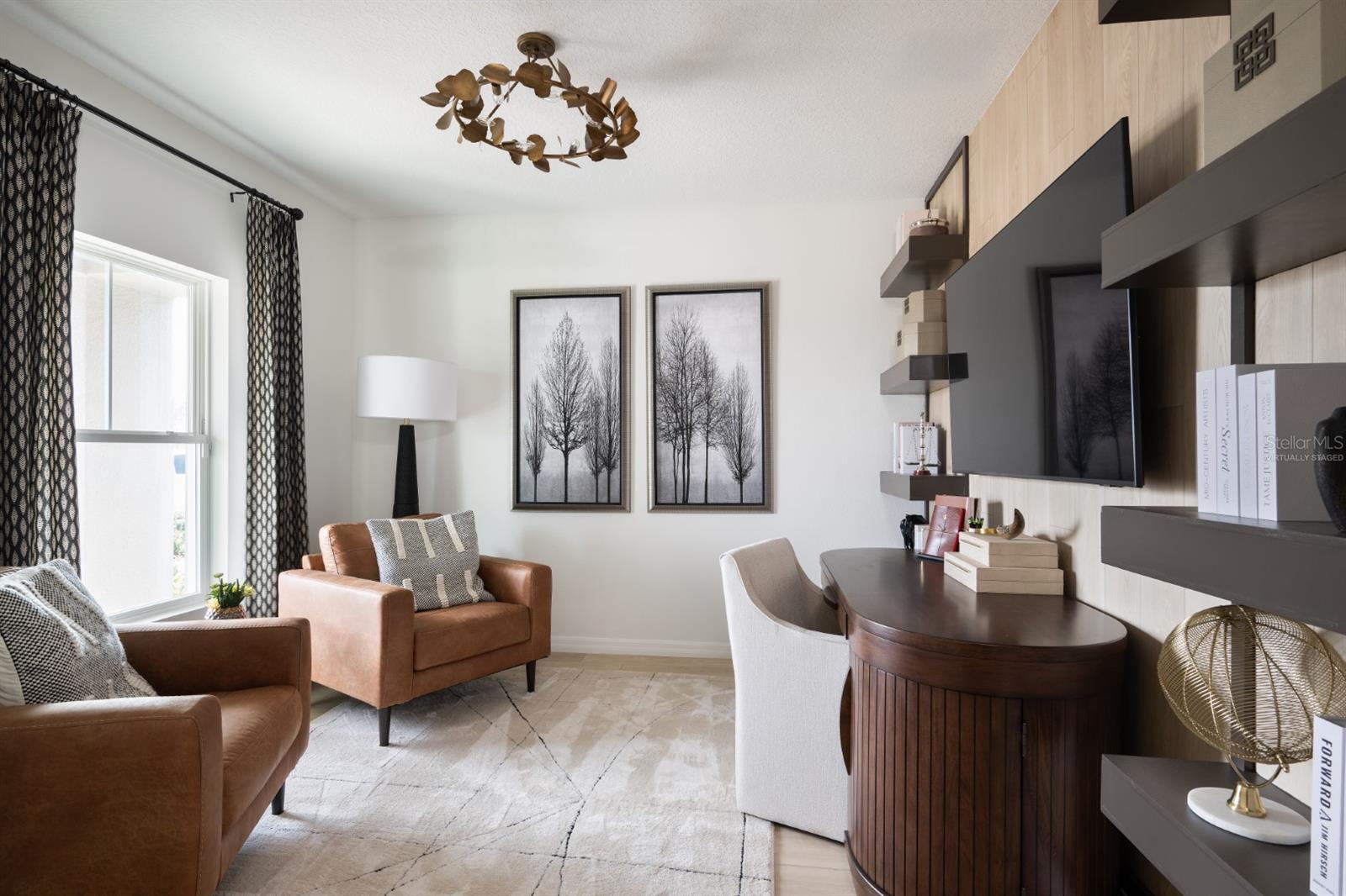 virtually staged/model home