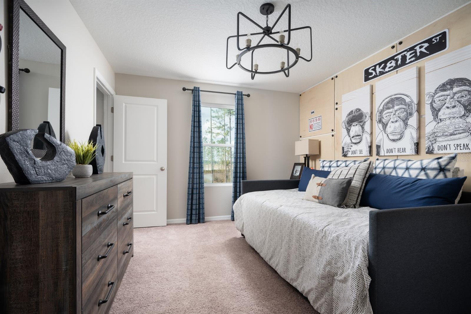 virtually staged/model home