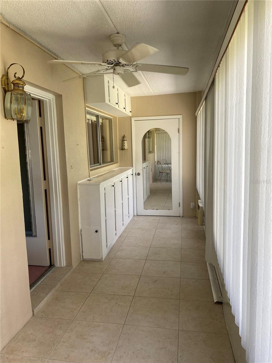 Closed in porch