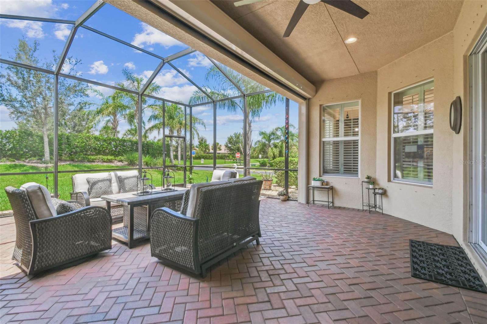 Plenty of covered area on the back lanai