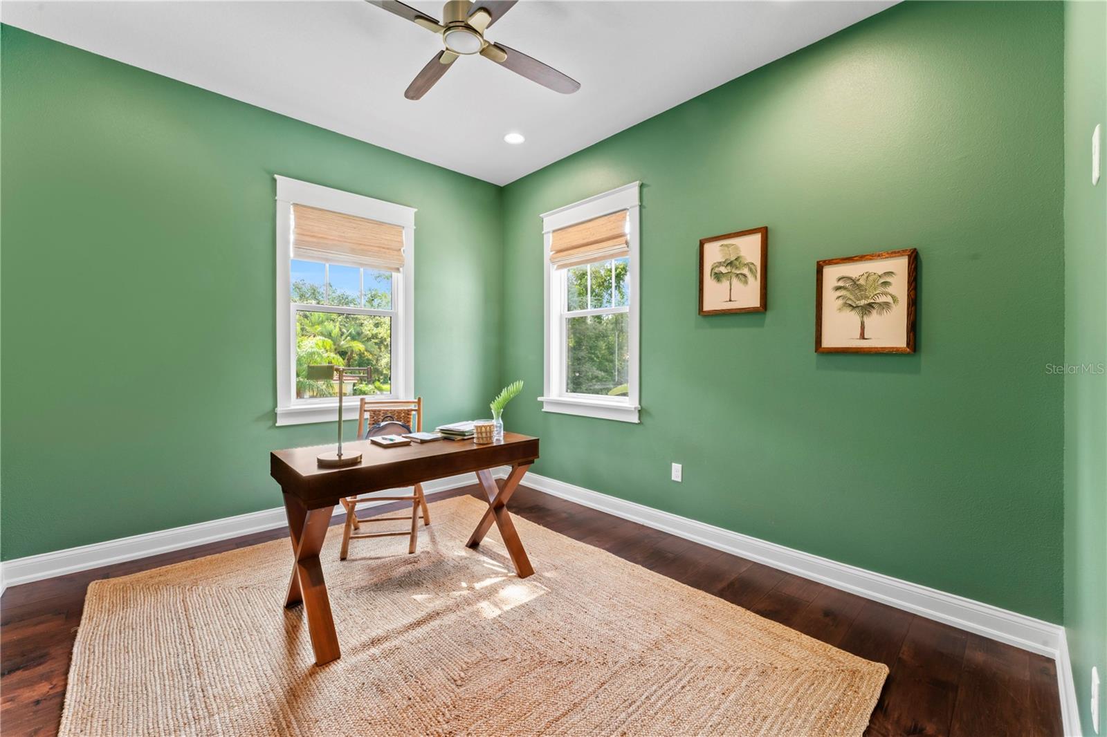 Bedroom being used as an office