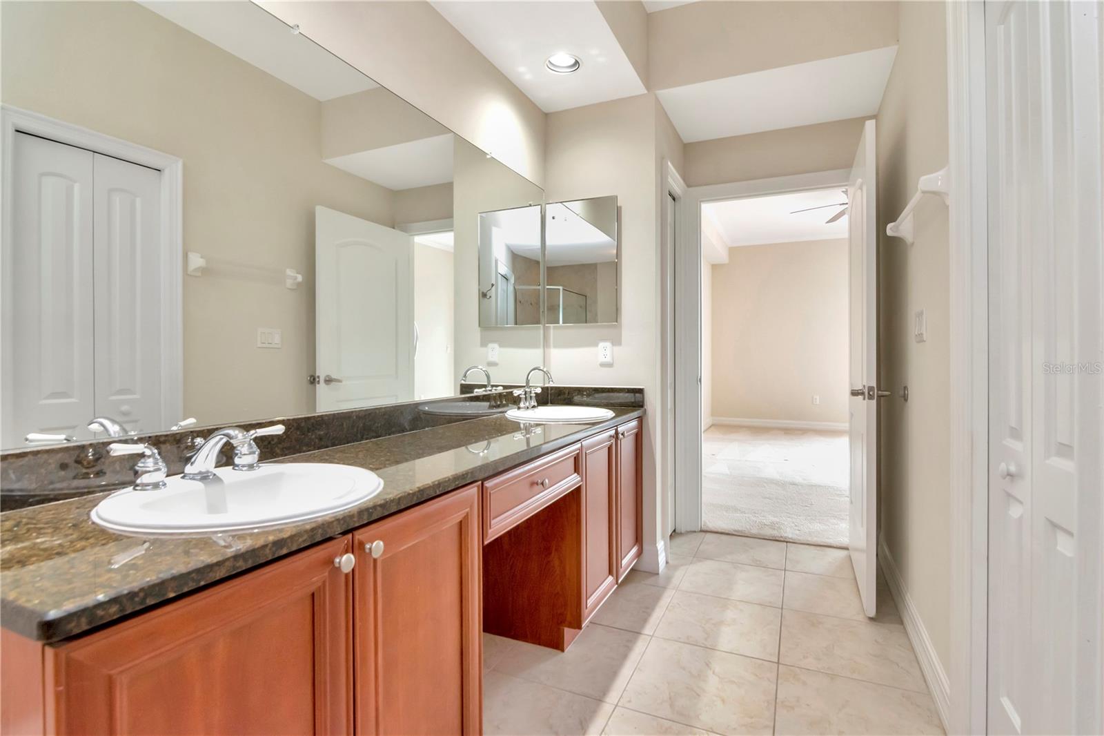 Dual Sinks w/ Separate Vanity Area