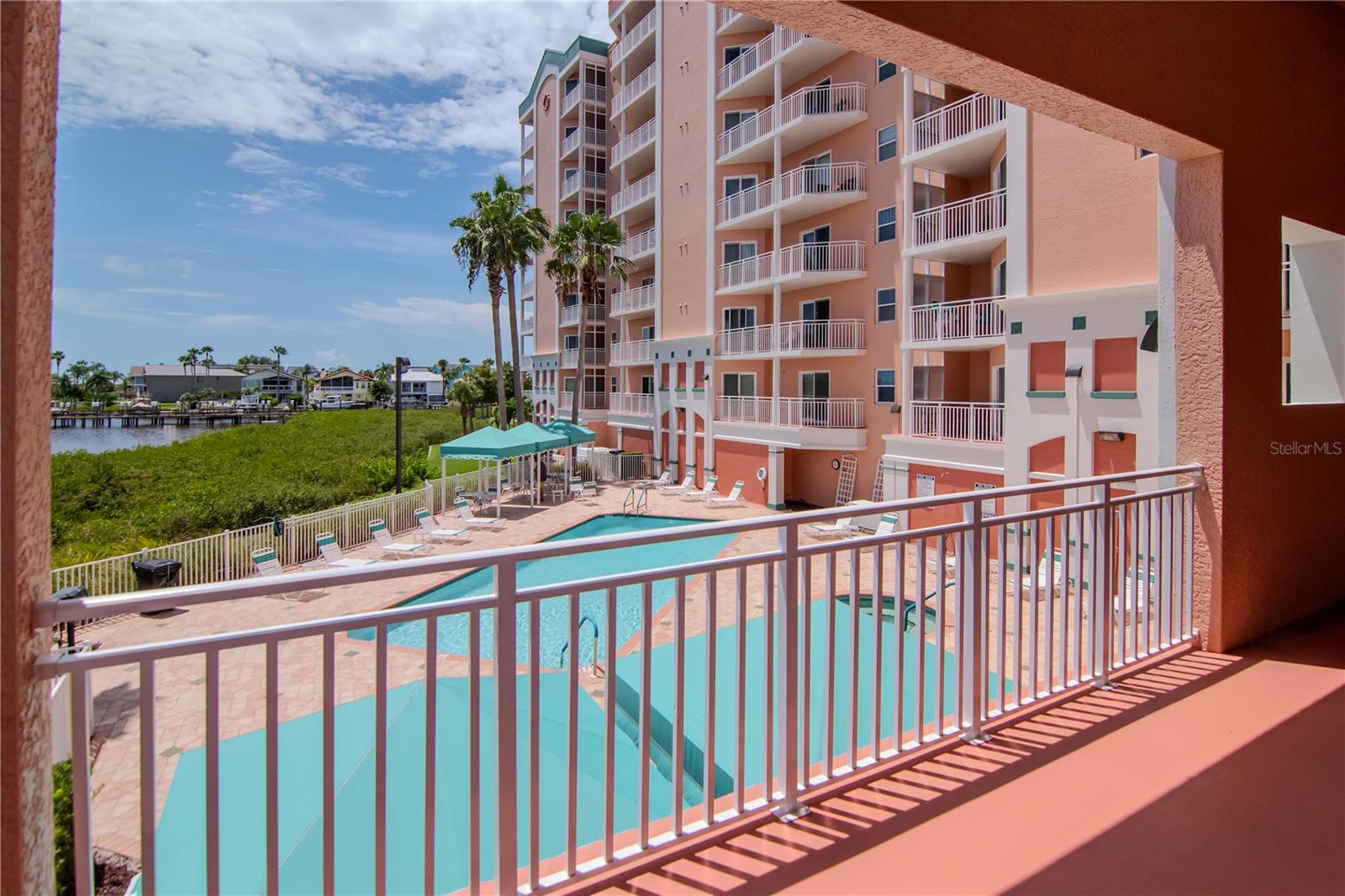 Pool and Spa views from Clubhouse
