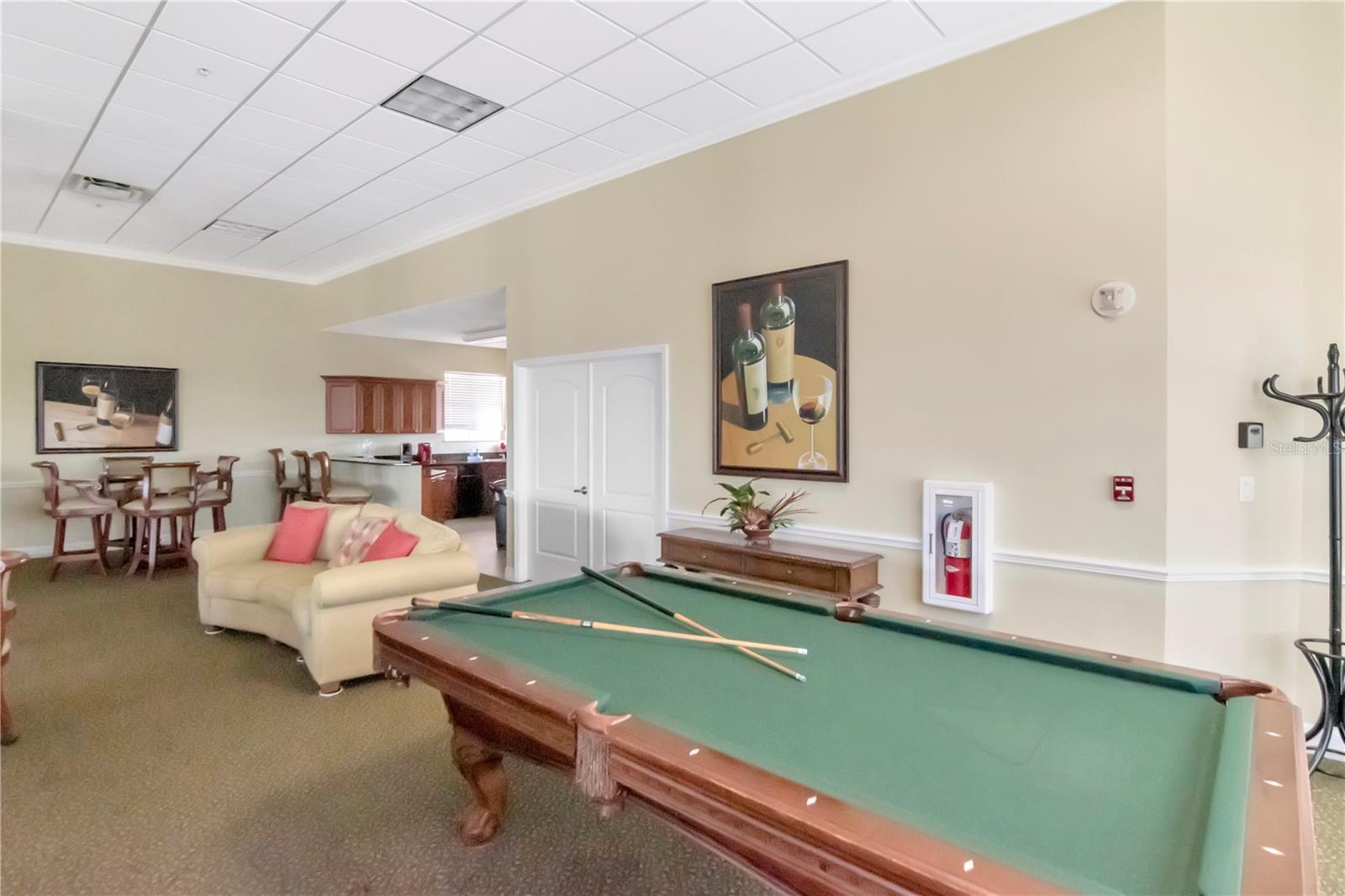 Community Clubhouse and Social Club Area