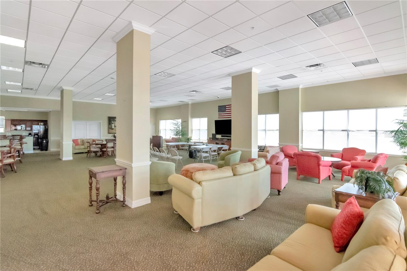 Community Clubhouse and Social Club Area
