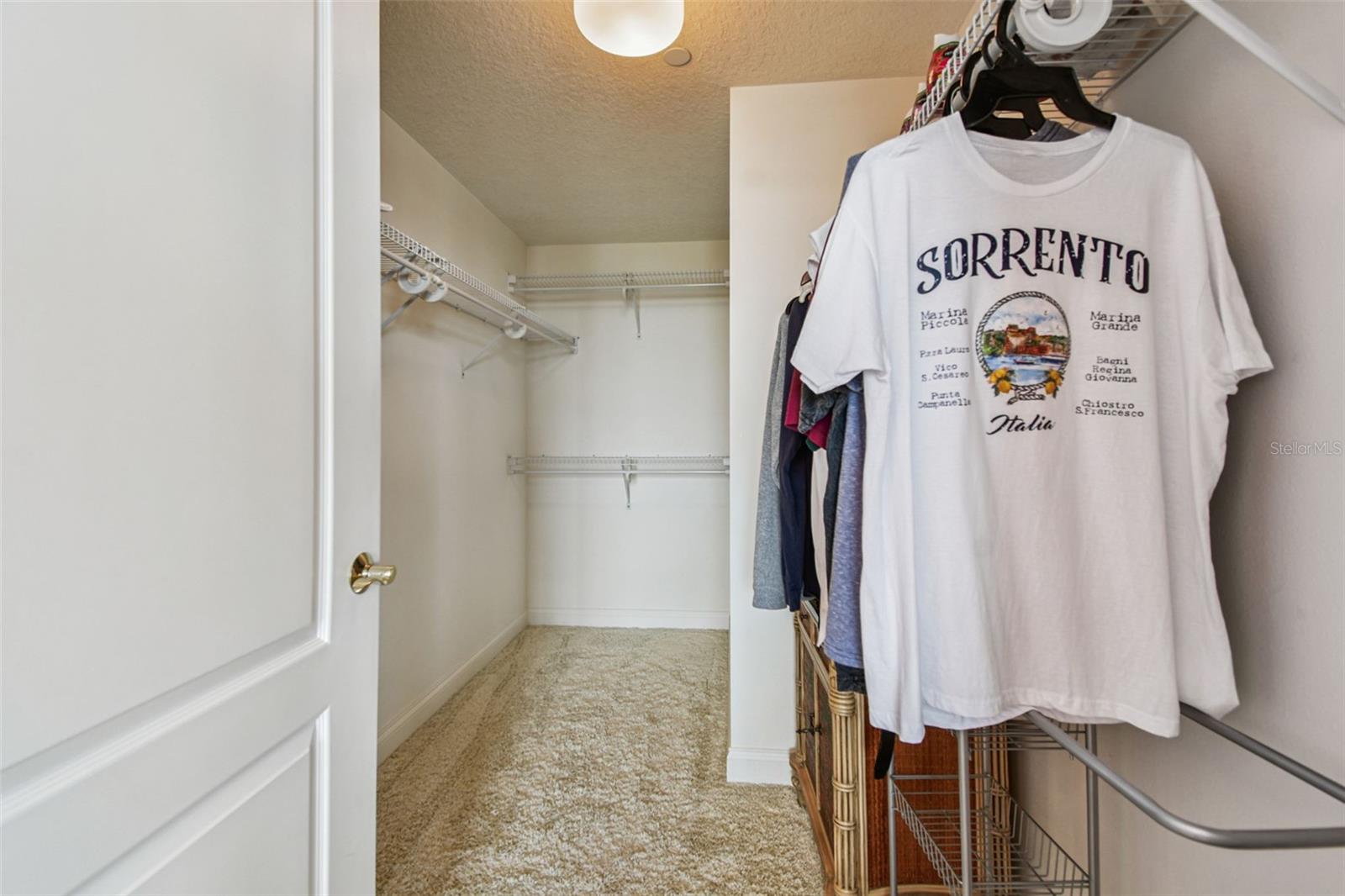 Spacious Walk-in closet in Owner's Suite