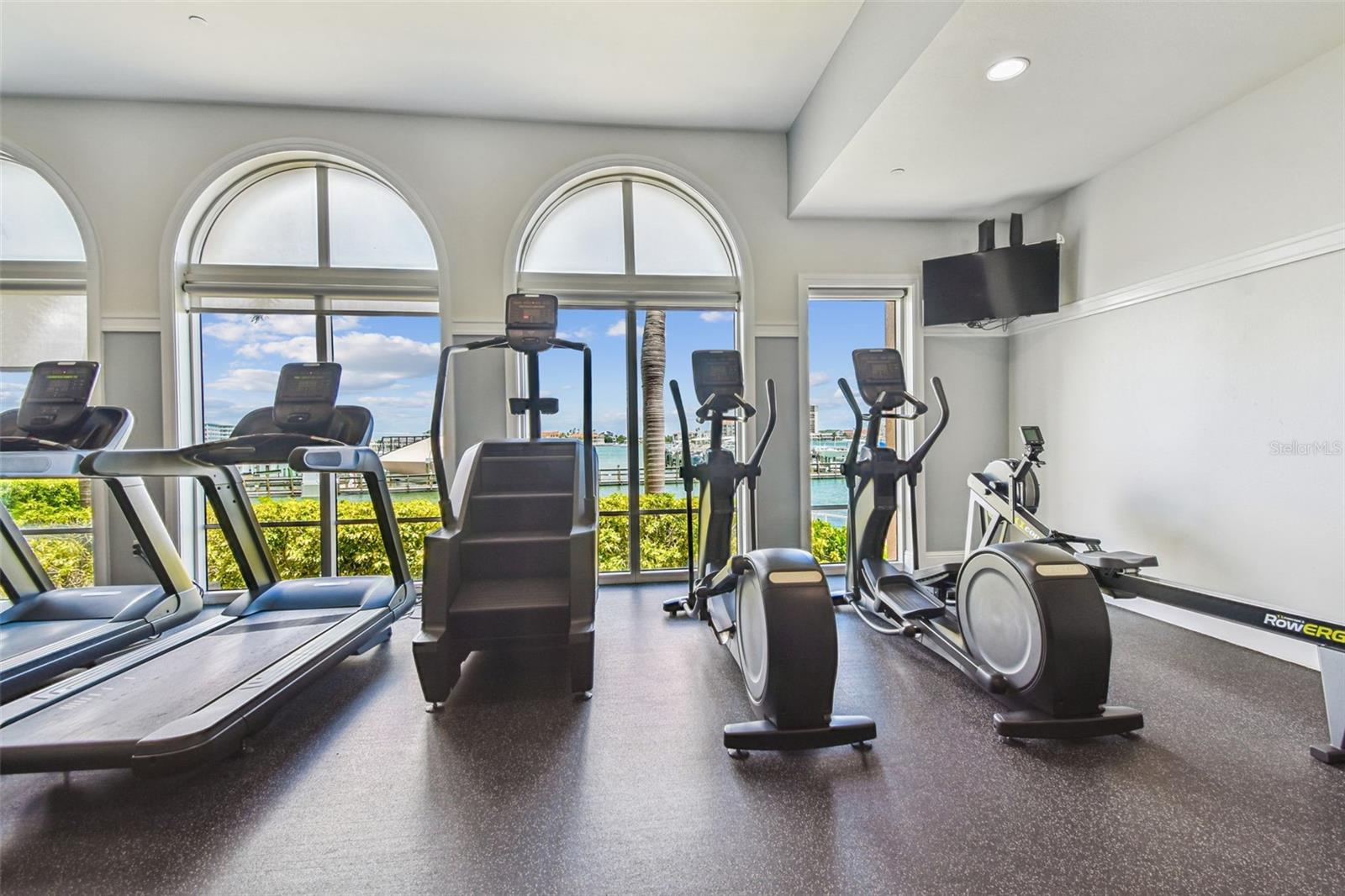 Fitness Center has been updated with new equipment and mat floors