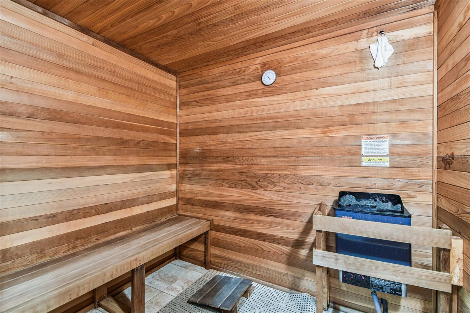 Sauna to unwind