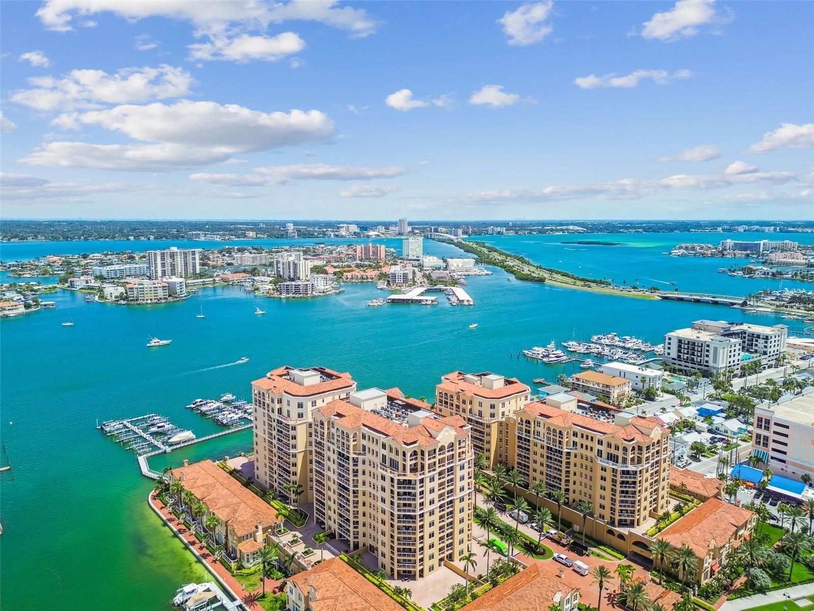 Mandalay Channel and Intracoastal to the east