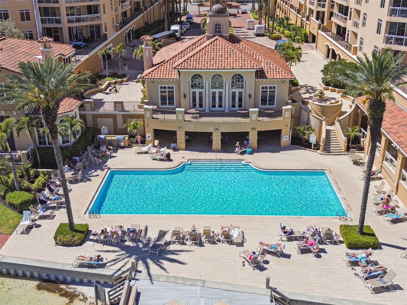 Swim or relax at the pool