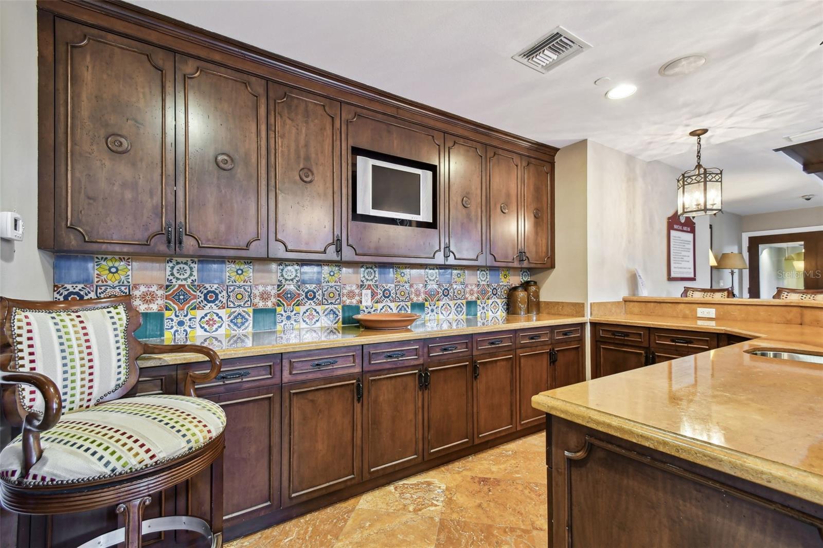 Kitchen area of Social Room