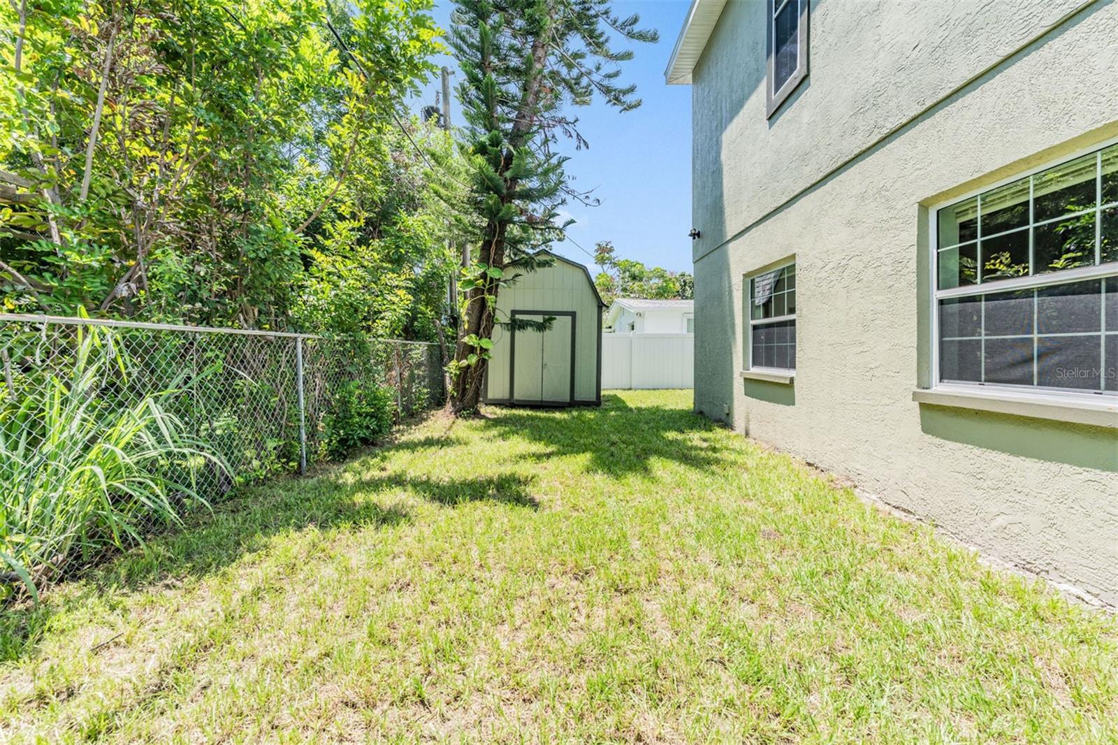 Backyard and workshop shed