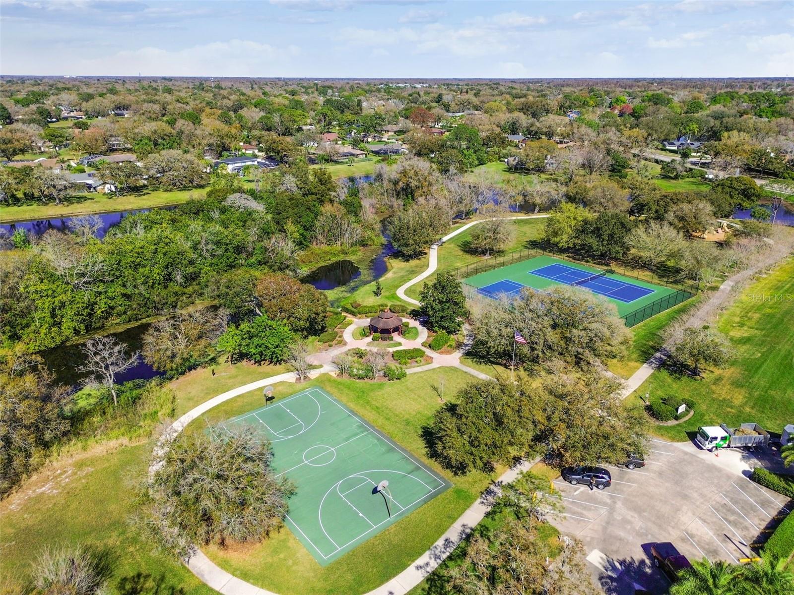 Tennis and Basketball Courts
