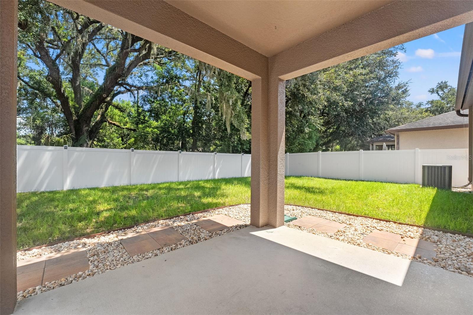 Covered Rear Porch