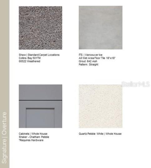 Design Selections ~ Home is under construction, selections are subject to change
