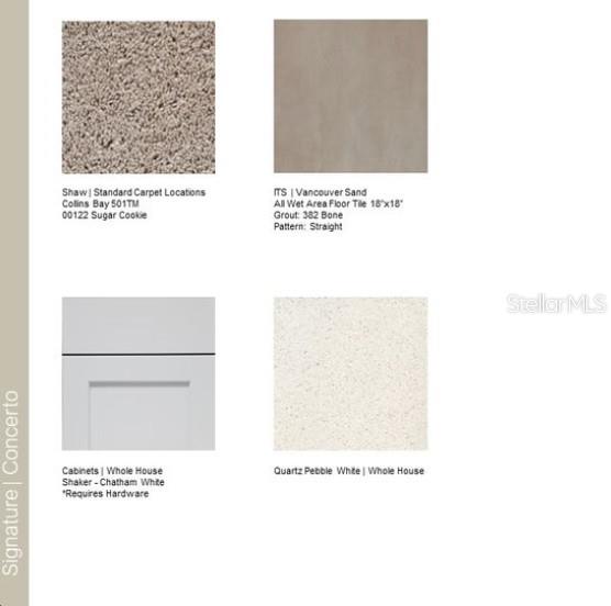 Design Selections ~ Home is under construction, selections are subject to change