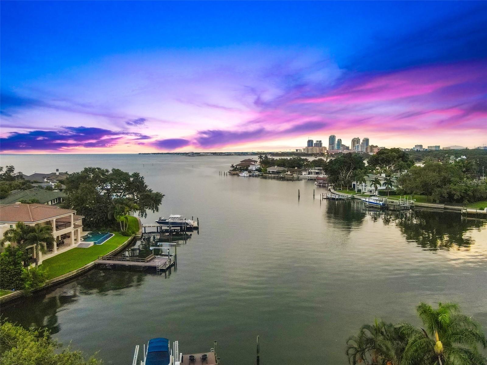 View of downtown and St Pete Pier