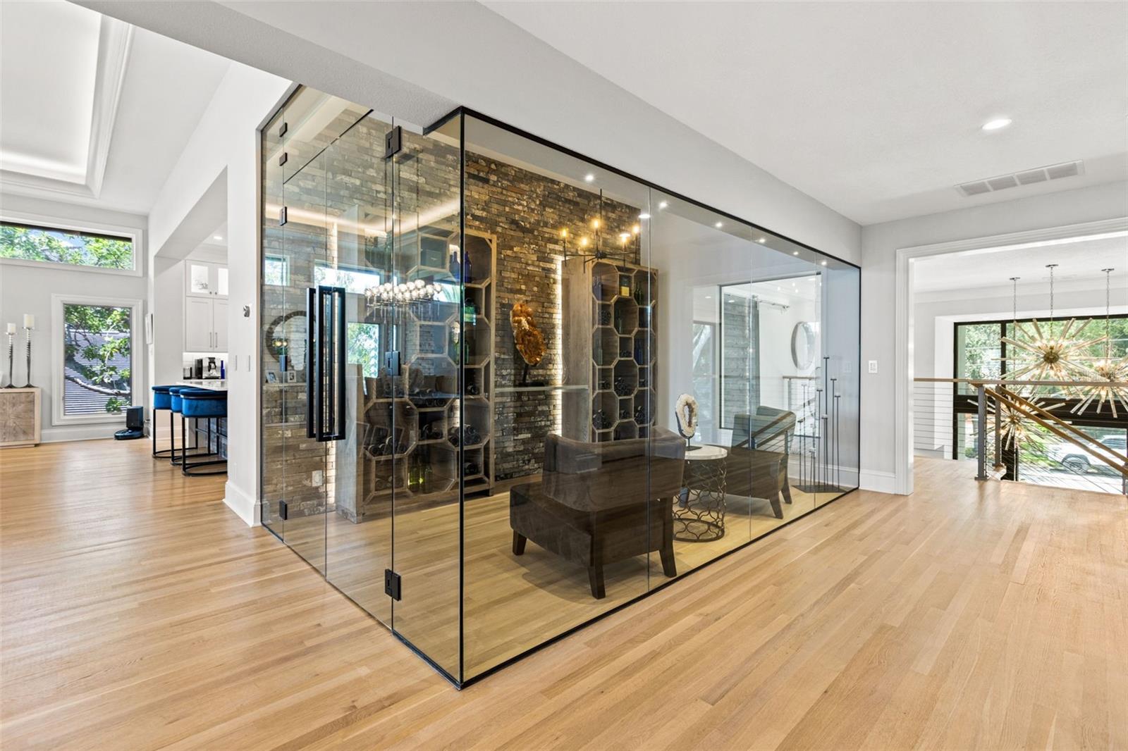 Temperature controlled wine room