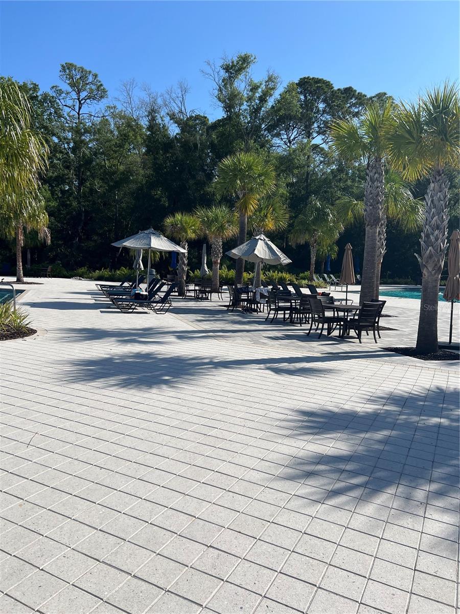 Covered area to sit