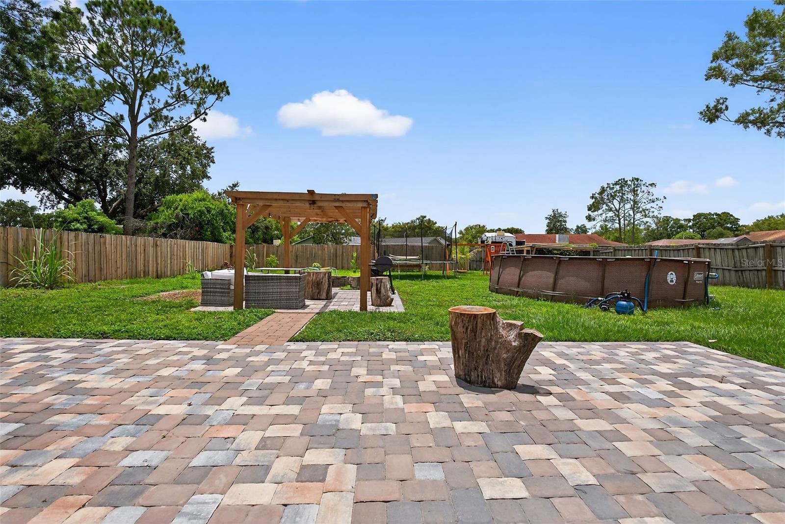Extended Paver Patio