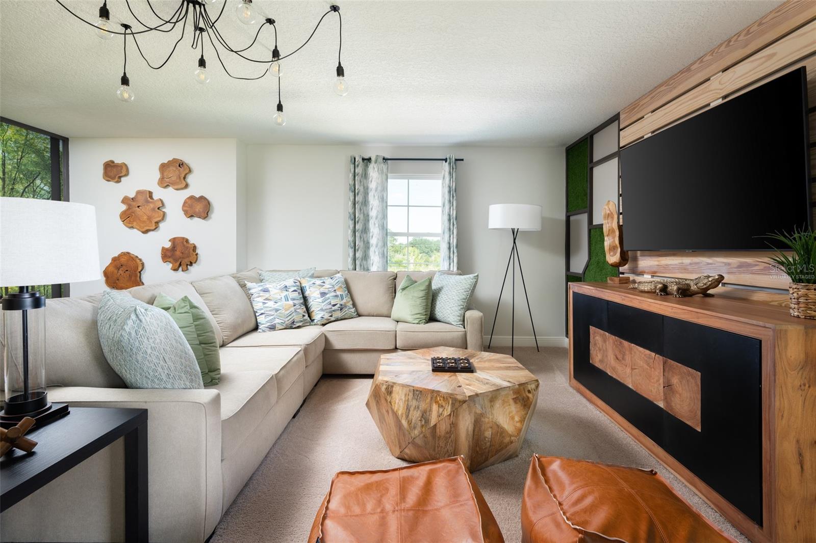 virtually staged/model home