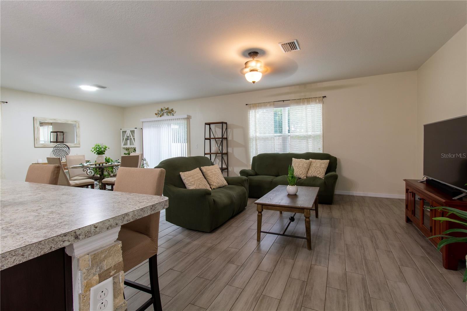 Living room and Dinning room Combo