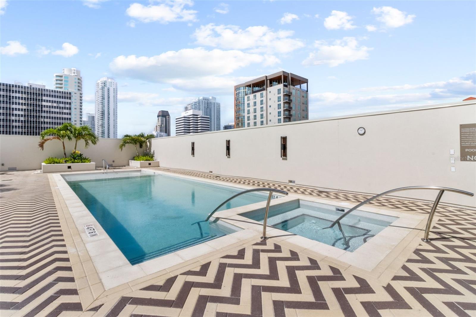 Sparkling Pool Deck