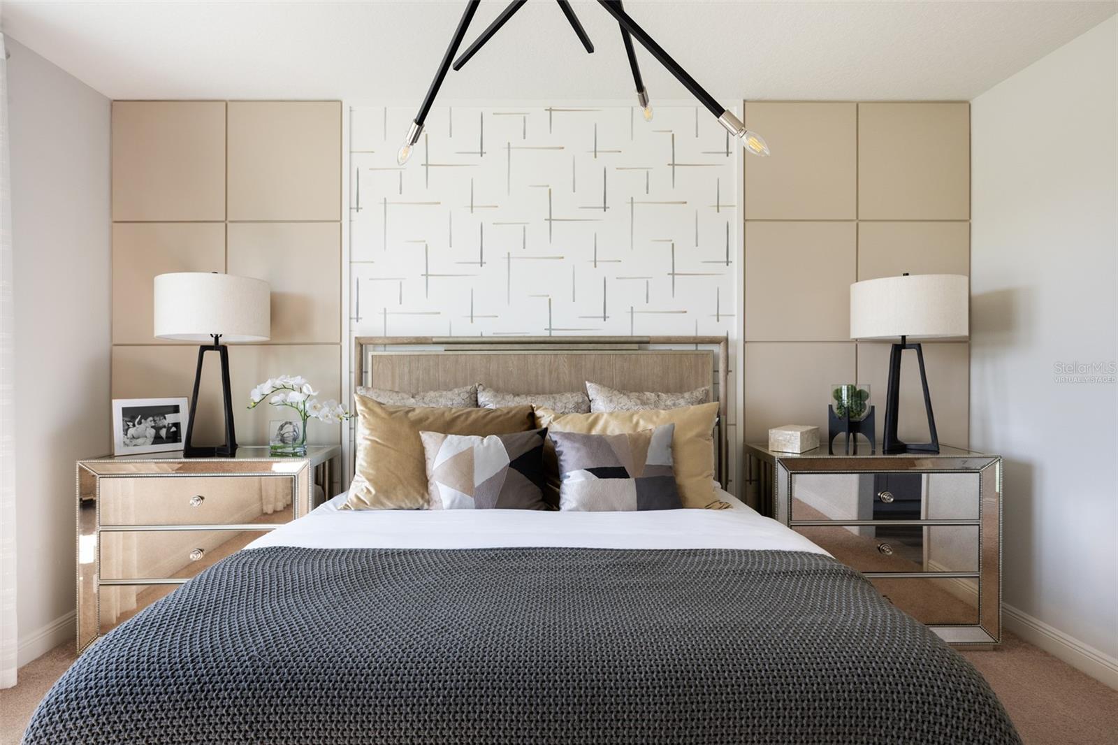 virtually staged/model home