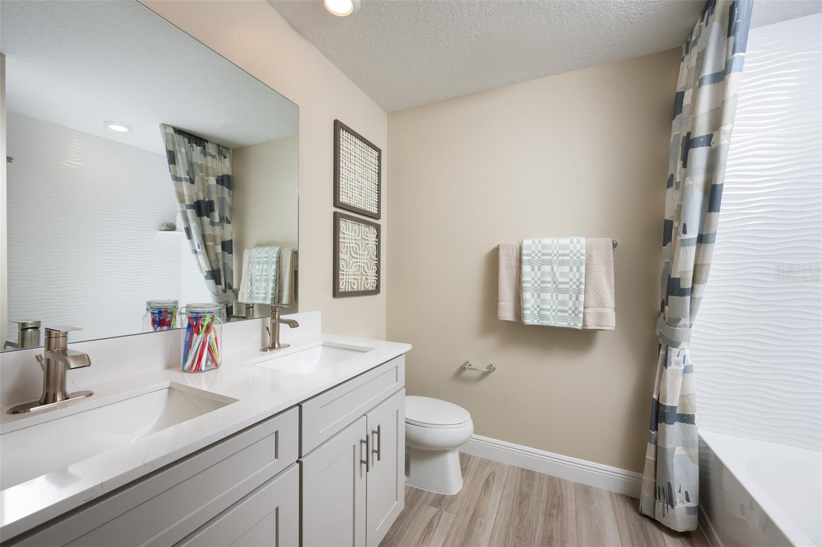 virtually staged/model home