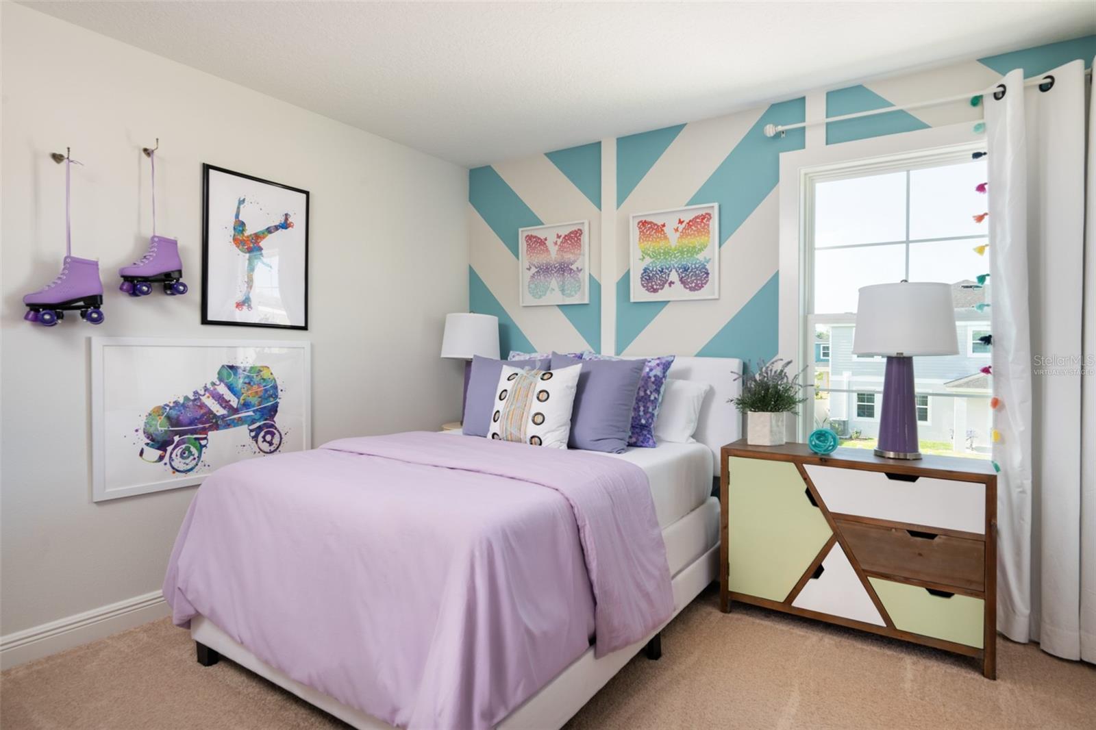 virtually staged/model home