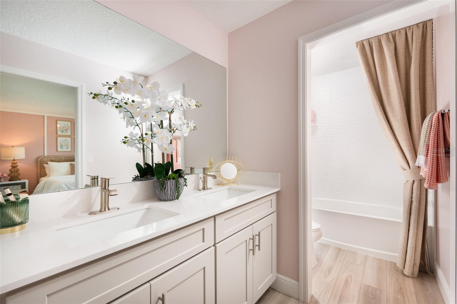 virtually staged/model home