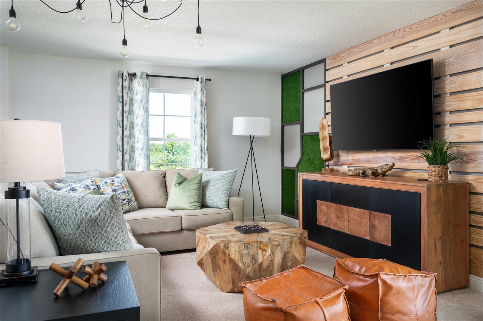 virtually staged/model home