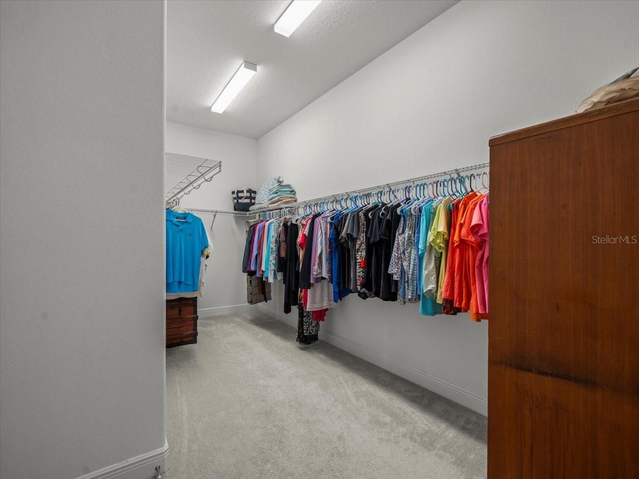 Large Walk-In closet in the Primary