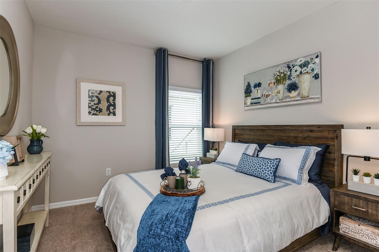 virtually staged/model home