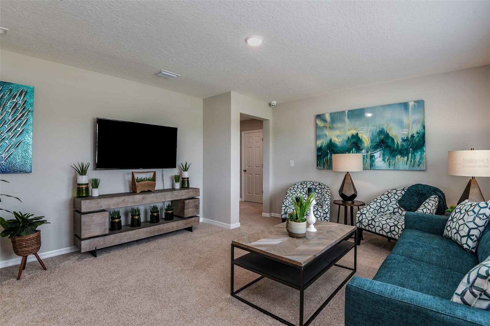 virtually staged/model home