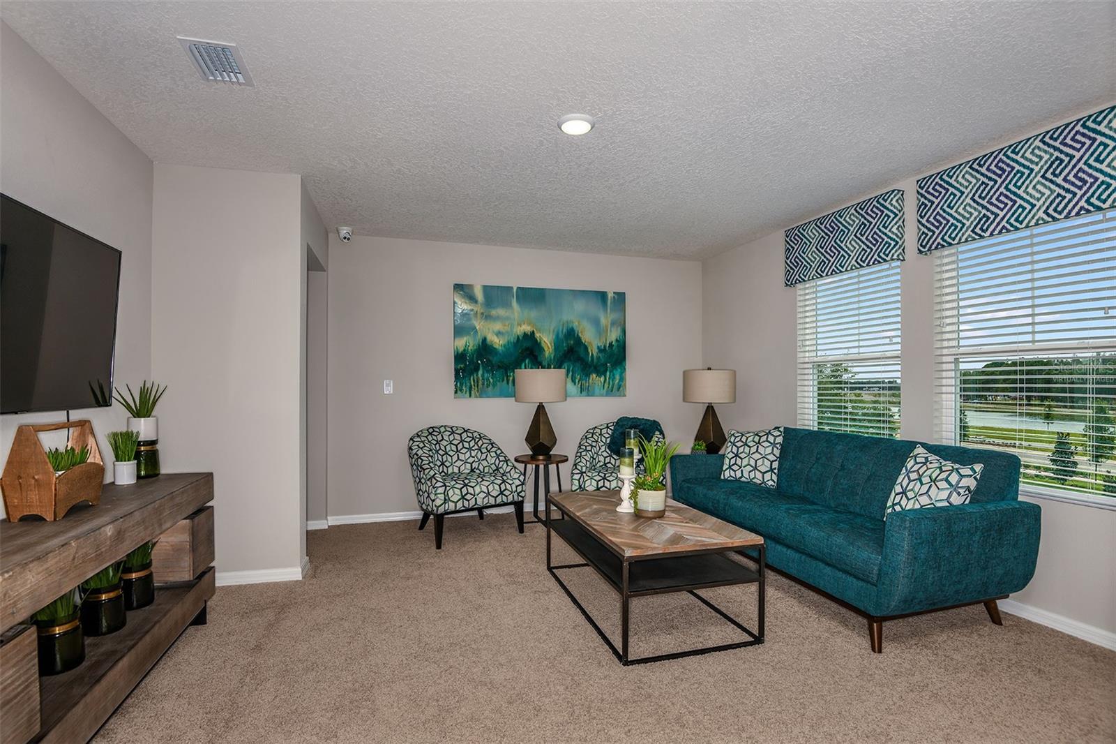 virtually staged/model home