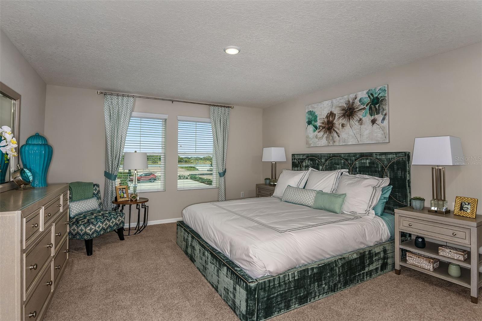 virtually staged/model home