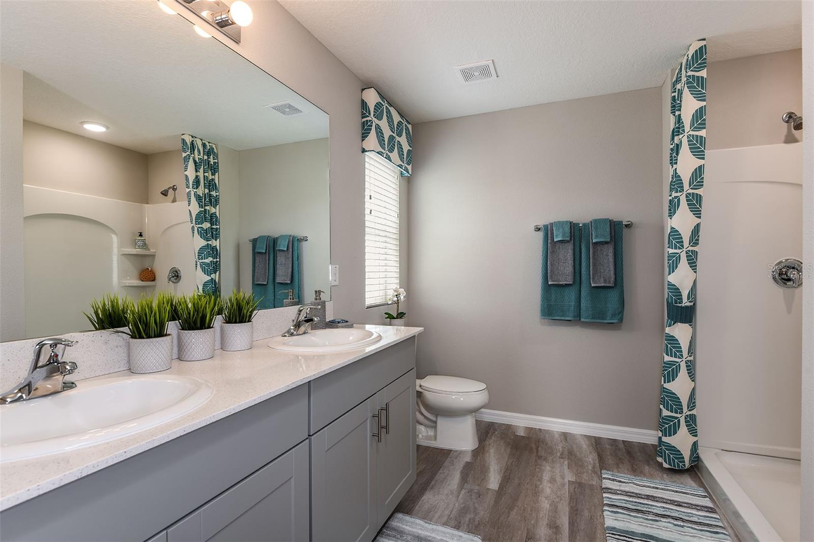 virtually staged/model home