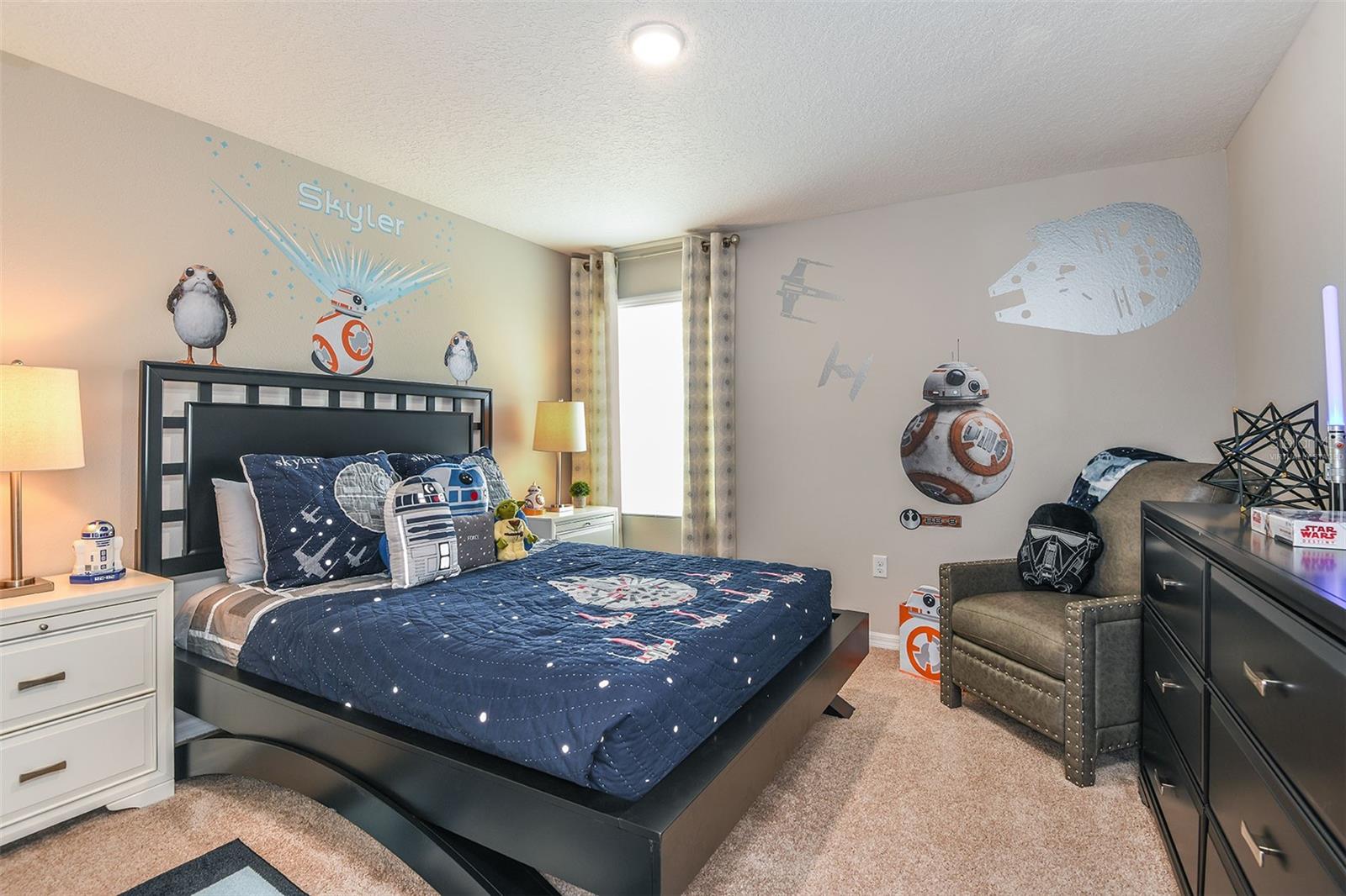 virtually staged/model home