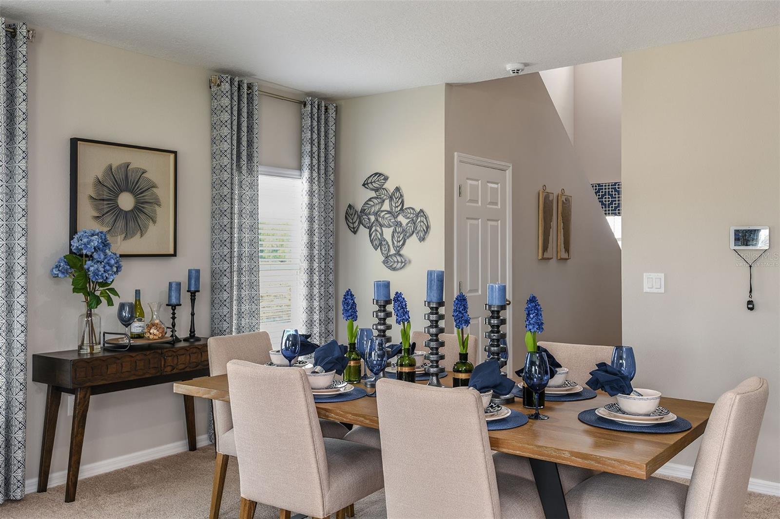 virtually staged/model home