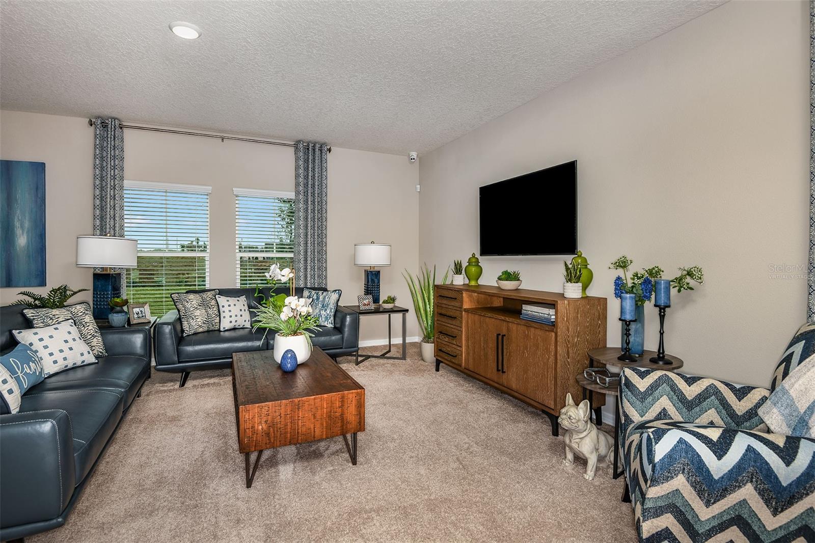 virtually staged/model home