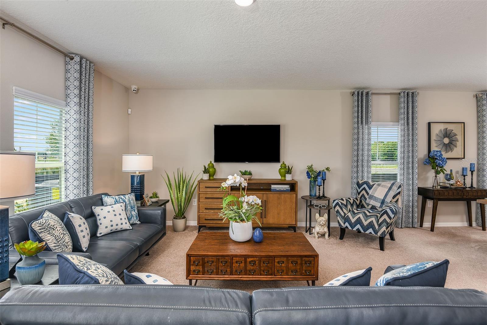 virtually staged/model home