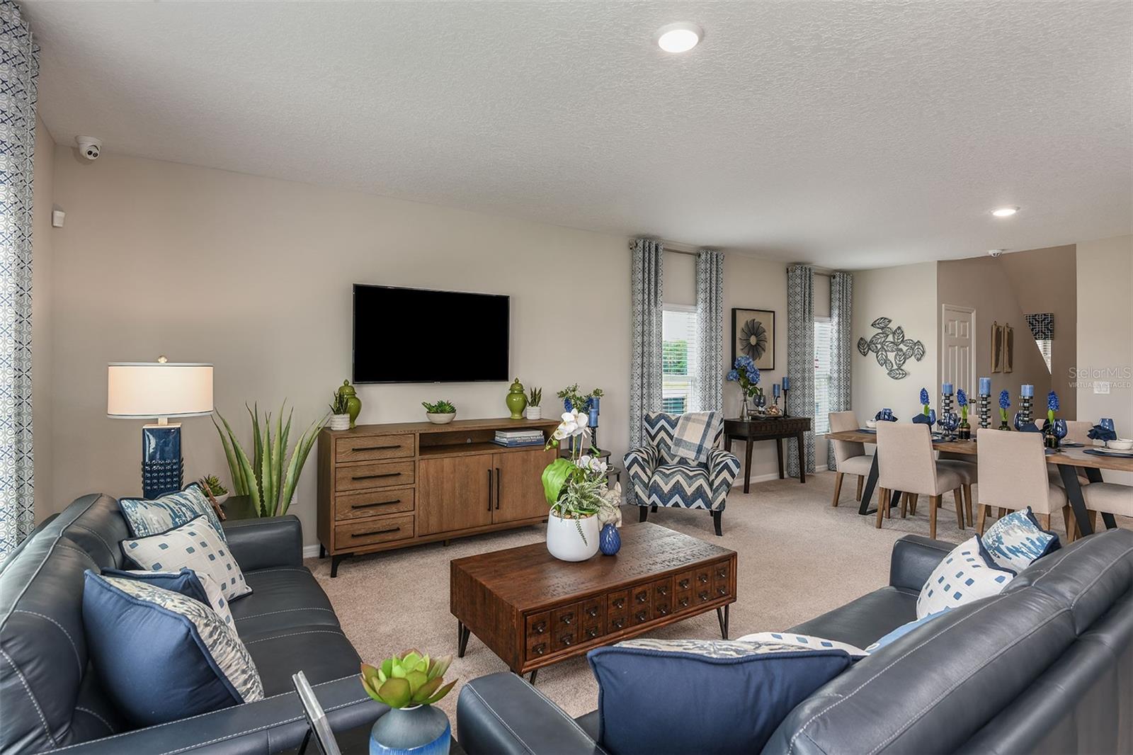 virtually staged/model home