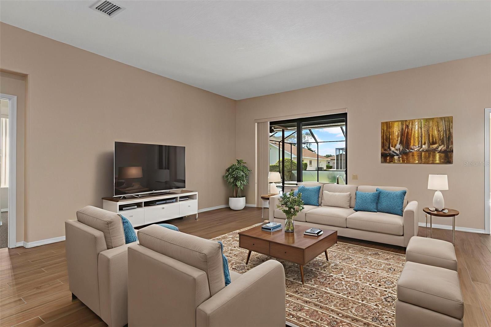 VIRTUAL STAGED LIVING ROOM