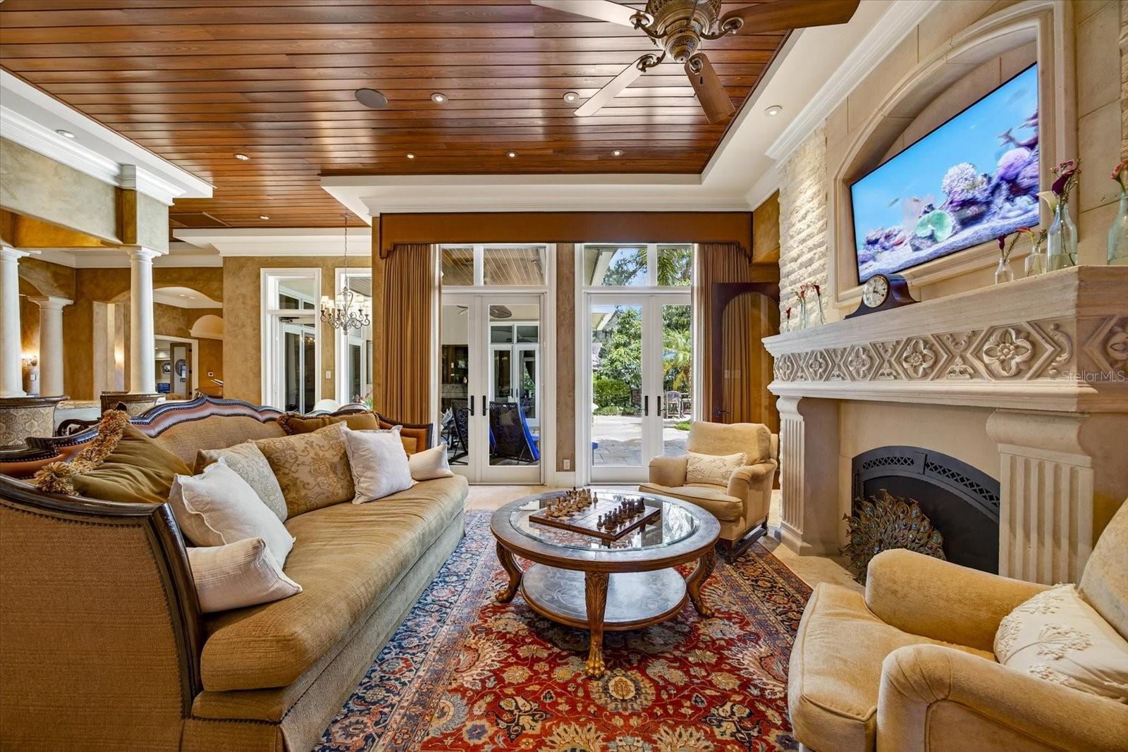 Family Room with Fireplace
