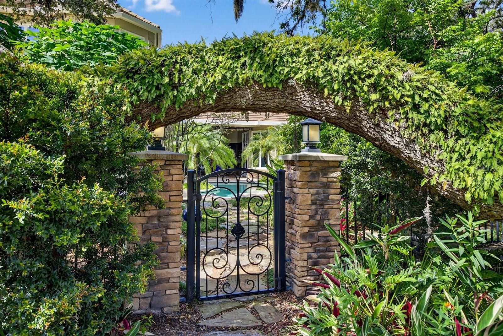 Private Gate to Golf Course